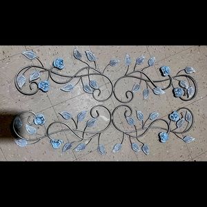 Baby blue wall decor